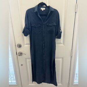 Cloth & Stone Maxi Shirtdress M